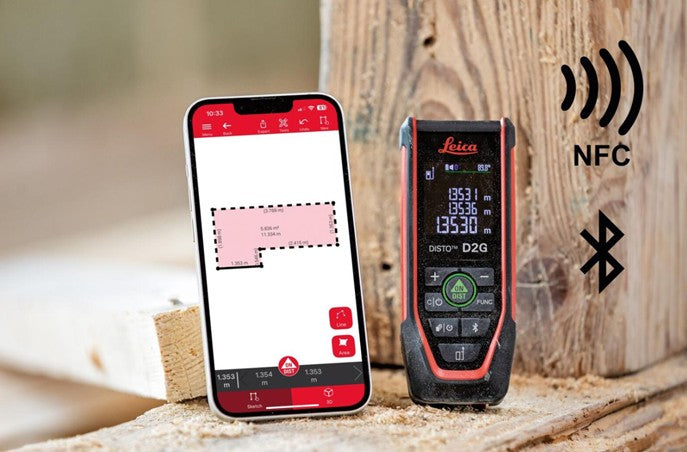 Avståndsmätare Leica Disto D2G - Grön