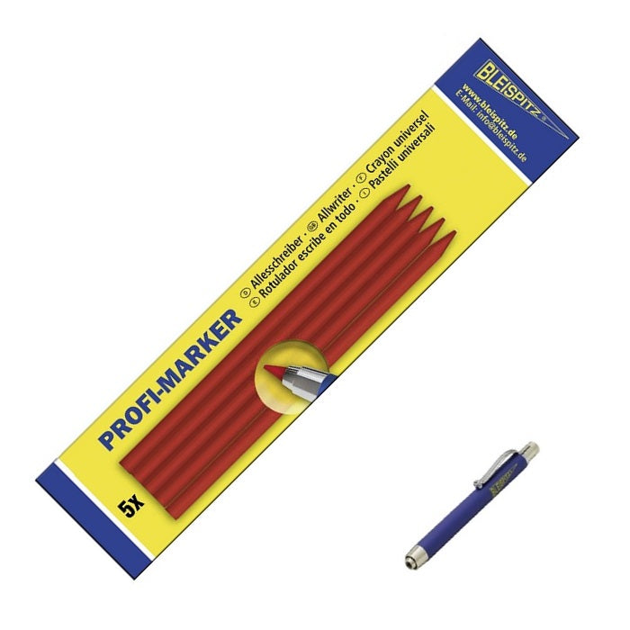 Refill Profi Marker 5-pack - Rødt kritt