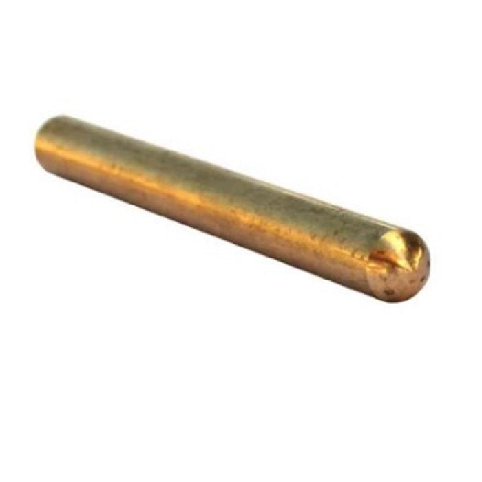 Leveling dowel brass 10x100 with rounded top