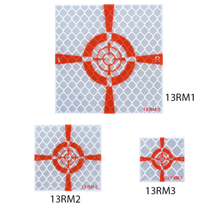 Measuring mark/Reflective mark with red cross