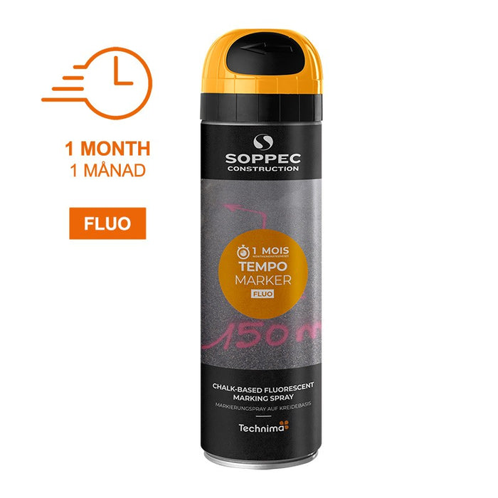 Soppec Tempo Marker 12-pack - Oransj