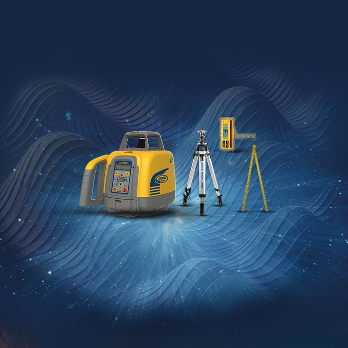 Tvåfallslaserpaket - GL1425C inkl HL760 Mottagare, Stativ & Stång