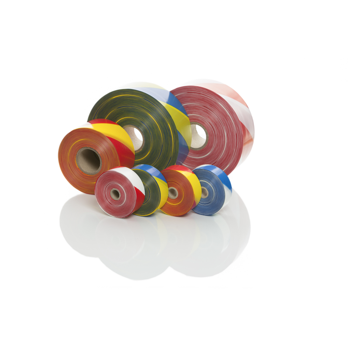 Marking tape PE plastic two-color 30mm x 100 m