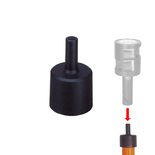 Adapter for angle prism on measuring rod