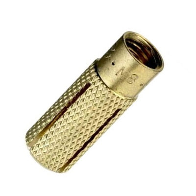 Brass expander 30mm with M8 thread