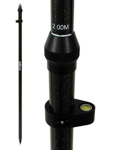 Seco Carbon fiber pole GPS / GNSS / RTK, 1.34-2m, telescopic