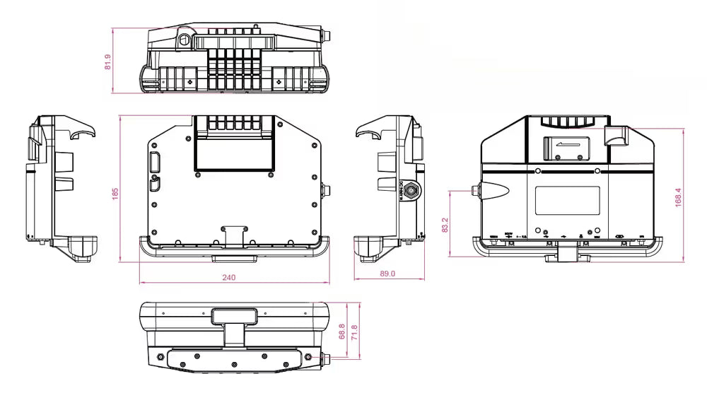 Algiz 8X låsbar kjøretøydokk