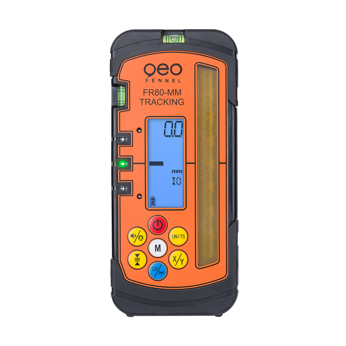 FR 80-MM Tracking Receiver for rotating laser RED and GREEN 