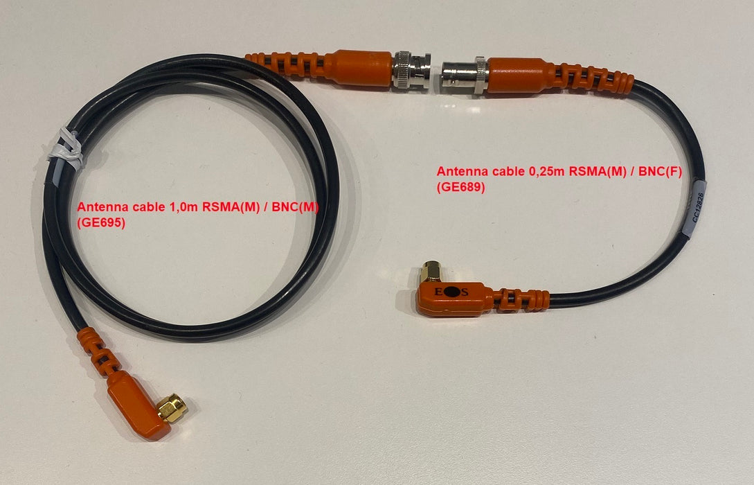 Antenna cable 0.25m RSMA(M) / BNC(F)