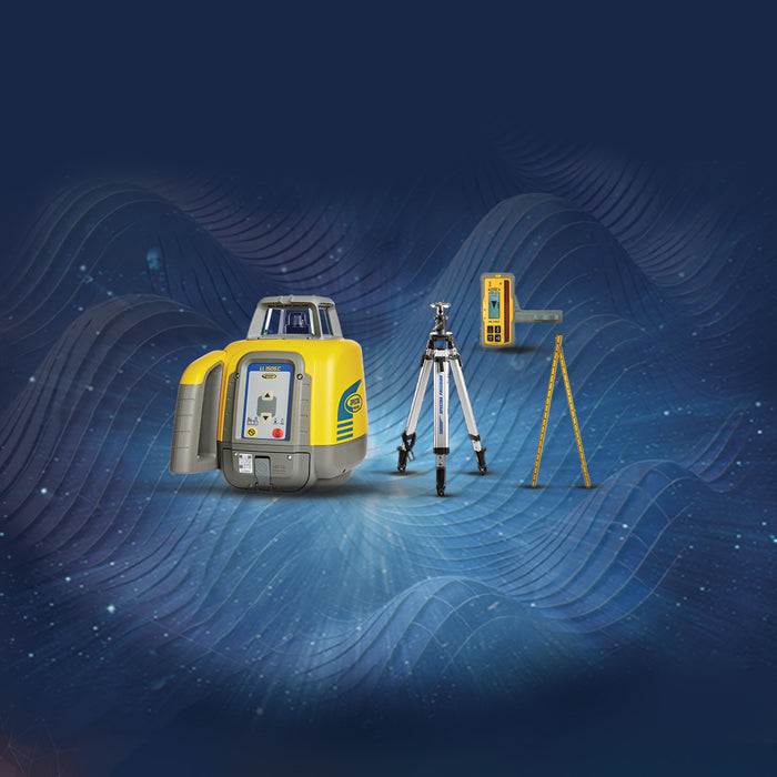 Planlaserpaket - LL1505C Planlaser inkl HL760 Mottagare, stativ & Stång