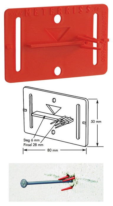 Date marker under plastering RS21