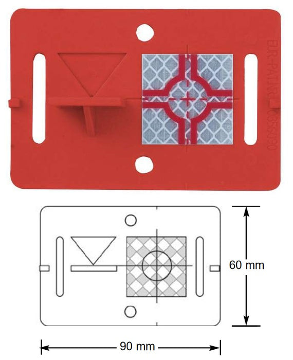 Smart Target RS31 with measuring stick attachment