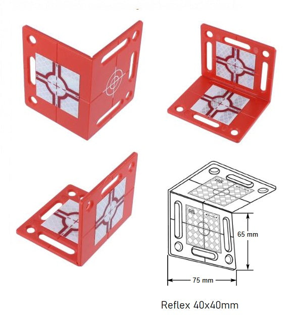Smart Target RS90 Angle with 3 Reflectors