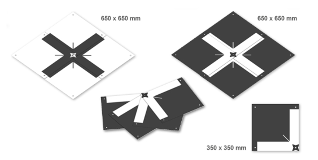 Foldable Ground Control Target 