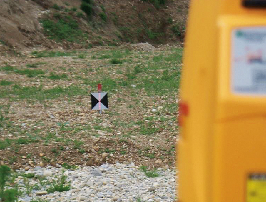 Laser Target sammenleggbar til linjelaser