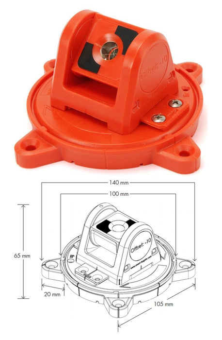 Rotatable 360° Miniprism 290 - Ø17.5mm