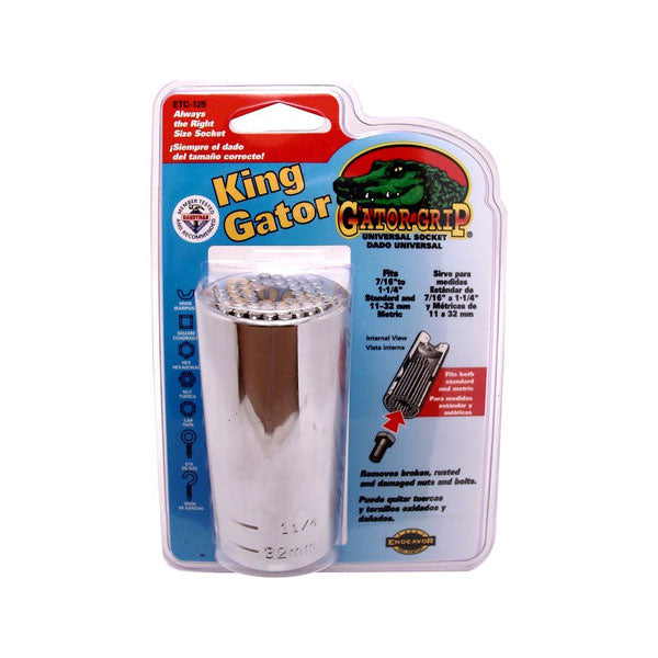 King Gator, separat hylsa. 11mm till 32mm